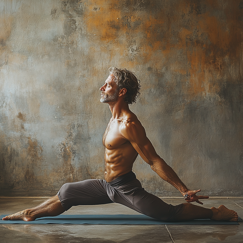 Динамічна практика віньяса йоги з плавними переходами між асанами